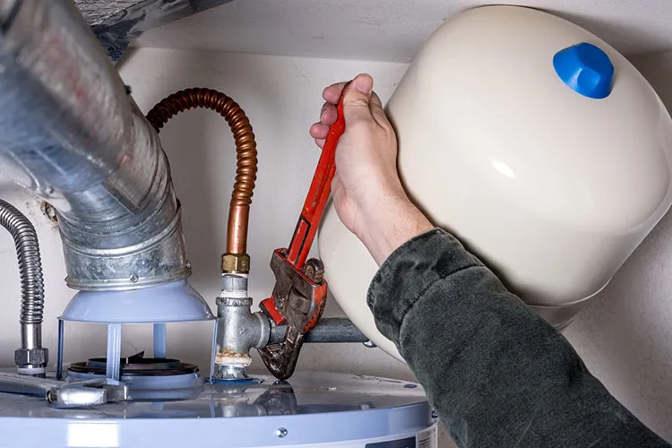 New water heater installation replacing an aged unit in Lancaster, PA